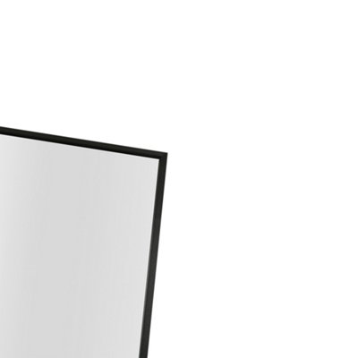 Amos Black Industrial Full-Length Mirror - Elegant Design for Modern Spaces