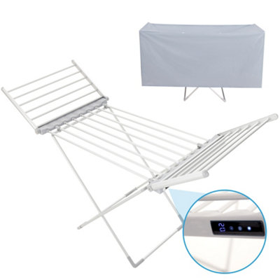 AMOS Electric Heated Clothes Airer with Digital Control Display