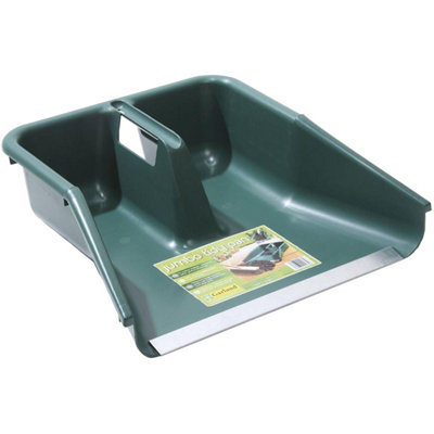 AMOS Garden Tidy Pan Large Capacity Dustpan Patio Driveway Cleaning Tool with Handle