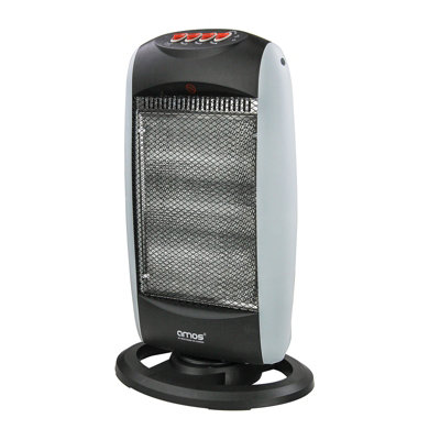 AMOS Halogen Heater Oscillation Function With 3 Heat Settings 400W - 1200W  | DIY at Bu0026Q