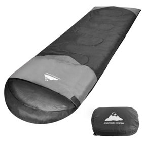 AMOS Sleeping Bags for Outdoor Adventures Lightweight Waterproof and Warm - Grey