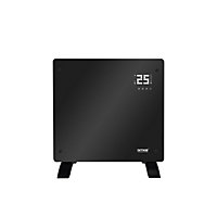 AMOS Smart Electric Glass Panel Heater 1000W Wifi Enabled Digital Display Timer & Thermostat
