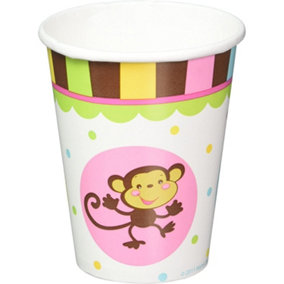 Amscan Animals Of The Rainforest Paper Party Cup (Pack of 8) Multicoloured (One Size)