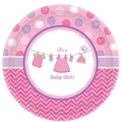 Amscan Welcome Baby Girl Buchstaben-Banner – Bunt & Fröhlich Für Die Babyparty-Dekoration
