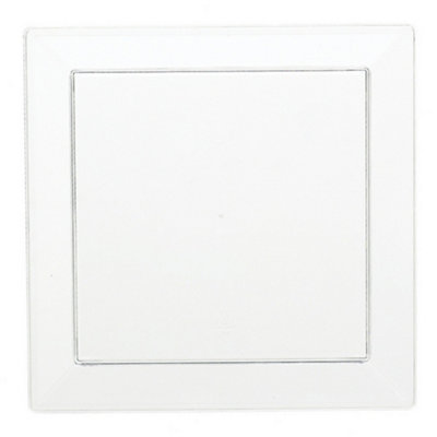 Amscan Barware Mini Square Appetiser Plates White (12.7 x 12.7cm)