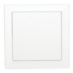 Amscan Barware Mini Square Appetiser Plates White (12.7 x 12.7cm)