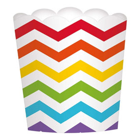 Amscan Chevron Disposable Cup (Pack of 24) Multicoloured (One Size)