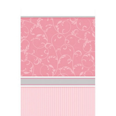 Amscan Communion Blessing Tablecover Pink (One Size)