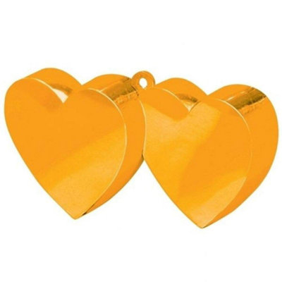 Amscan Dual Heart Balloon Weight Orange (One Size)