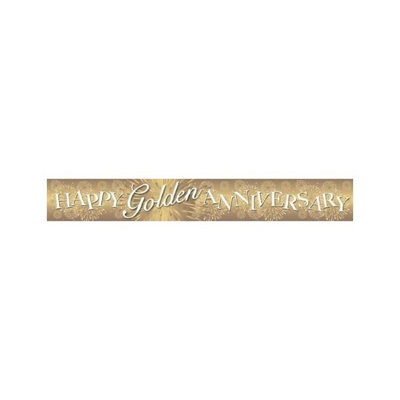 Amscan Princess For A Day Letter Happy Birthday Banner - Gold/Pink