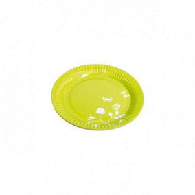 Amscan Paper Butterflies Party Plates (Pack of 8) Green (One Size)