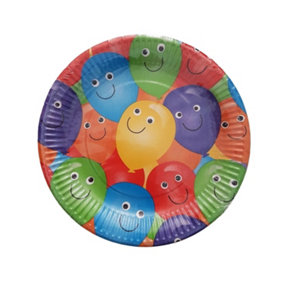 Amscan Paper Googly Eyes Disposable Plates (Pack of 8) Multicoloured (One Size)