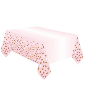 Amscan Paper Party Table Cover Rose Gold (One Size)