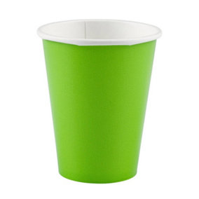 Amscan Paper Plain Party Cup (Pack of 8) Kiwi Green (One Size)