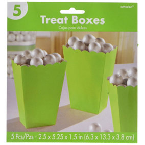 Amscan Paper Plain Popcorn Holder Kiwi Green (S)