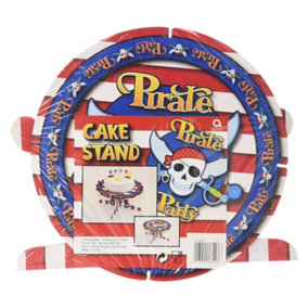 Amscan Pirate Cake Stand Red/Blue/White (One Size)