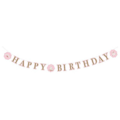 Amscan Oh So Fabulous Happy Birthday Folie Banner – Aluminium-Banner Für Geburtstagsfeiern, Dekorativ & Wiederverwendbar