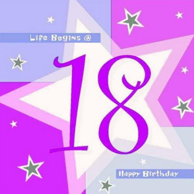 Amscan Shimmer 18th Napkins (Pack of 16) Pink/Blue (One Size)