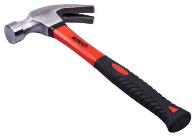 Amtech A0270 20oz (560g) Claw hammer with fibreglass shaft