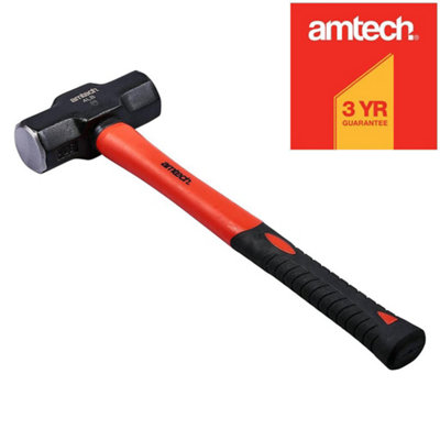 Amtech A2125 1.8kg (4lb) Sledge hammer with fibreglass shaft - 5