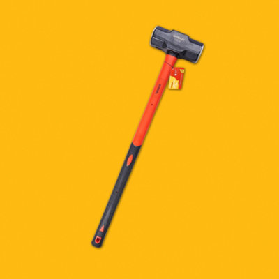Amtech A2160 4.5kg (10lb) Sledge hammer with long fibreglass shaft - 4