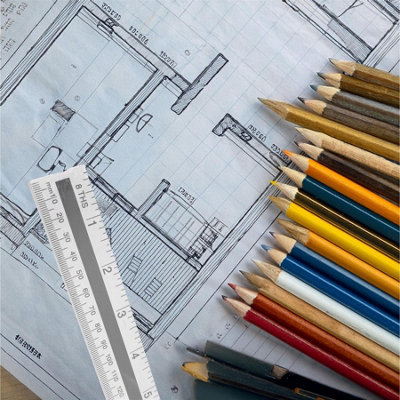 Amtech Aluminium Metal Ruler 1m 100mm