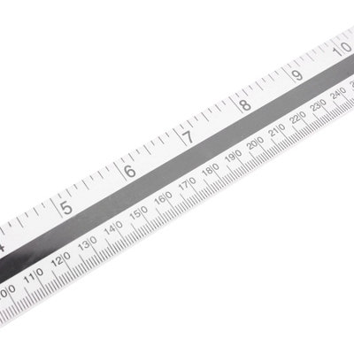 Amtech Aluminium Metal Ruler 1m 100mm