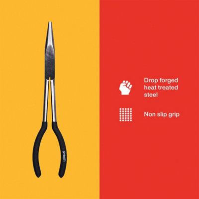 Amtech B0820 11'' LONG NOSE PLIER