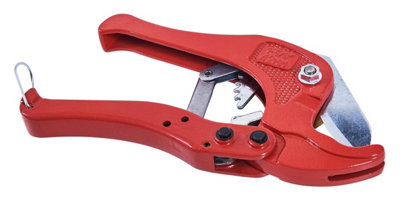 Amtech C0230 PVC Pipe Cutter with 10-42mm Cutting Capacity - Ideal for PE-X Barrier and Thick-Walled Plastic Pipes