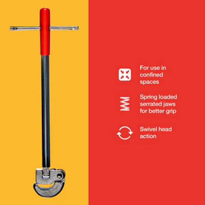 Amtech C2500 280mm (11in) Adjustable basin wrench