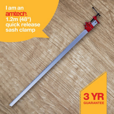 Amtech D1330 120cm (48") Quick release sash clamp