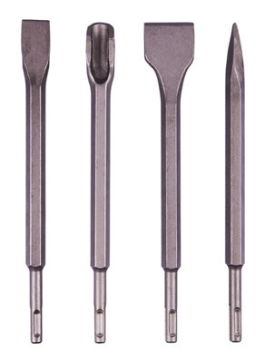 Amtech E0640 4 Piece SDS chisel set