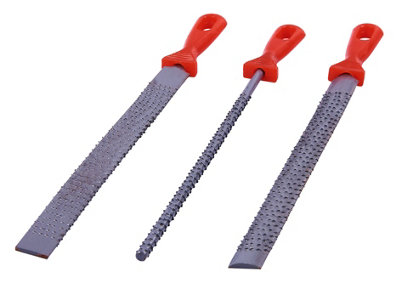 Amtech E1100 3 Piece rasp file set