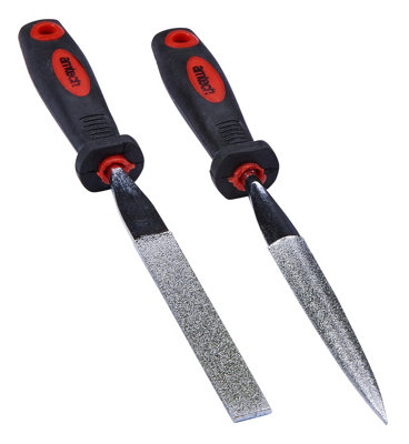 Amtech E1868 2 Piece diamond file set