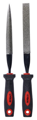 Amtech E1868 2 Piece diamond file set