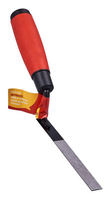 Amtech G1615 160mm (6") x 13mm (0.5") Tuck pointer trowel with soft grip