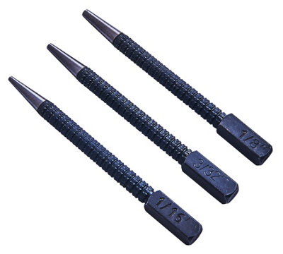 Amtech H1000 3 Piece nail punch set