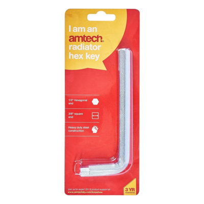 Amtech Heavy Duty Radiator Hex Key 3/8