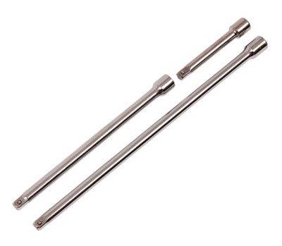 Amtech I3700 3 Piece 6mm (1/4'') short extension bar set