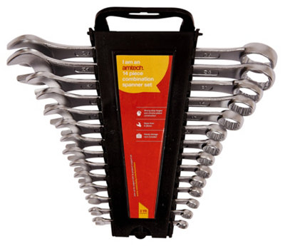 Amtech K0500 14 piece combination spanner set