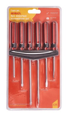 Amtech L0010 6 Piece screwdriver set
