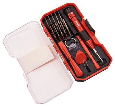 Amtech L0532 17 Piece precision phone and computer repair tool set
