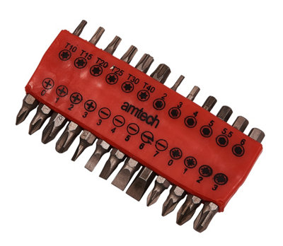 Amtech L3260 25 Piece power bit set