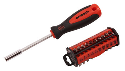 Amtech L3275 31 Piece screwdriver and bit set