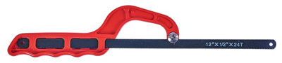 Amtech M0945 Mini Hacksaw with ABS Plastic Handle - Designed for One-Handed Operation, Compatible with 12'' Blades