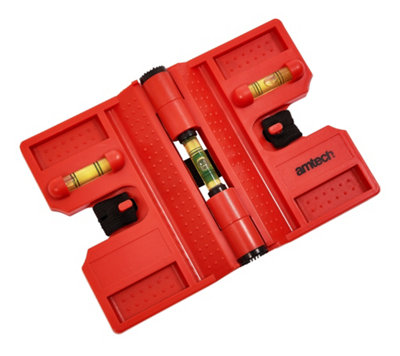 Amtech P4875 Adjustable Post Level, Magnetic and Durable with 3 Spirit ...