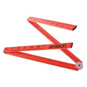 Amtech P5185 100cm Folding plastic rule