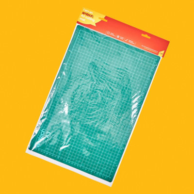 Amtech S0530 A3 Cutting Mat, Craft Cutting Board Non-Slip Surface For Fabric, Craft, Paper ,Clear