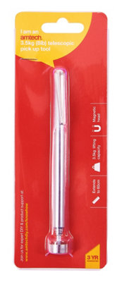 Amtech S2240 Telescopic magnetic pick up tool - 3.5kg (8lb) lift capacity