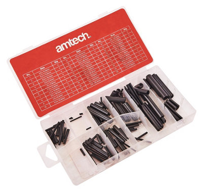 Amtech S6270 120 Piece assorted roll pin set